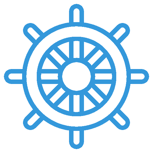 Ship wheel icon